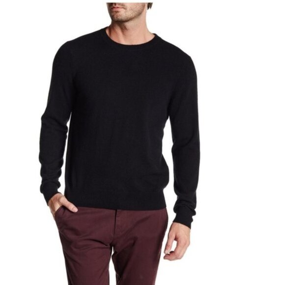 Qi Cashmere Crew Neck Sweater - Picture 1 of 5